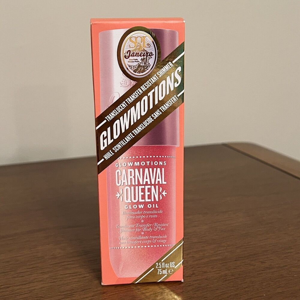 Sol de Janiero Glowmotions Carnival Queen Glow Oil Dewy Pink Luster, 2.5 oz, NIB